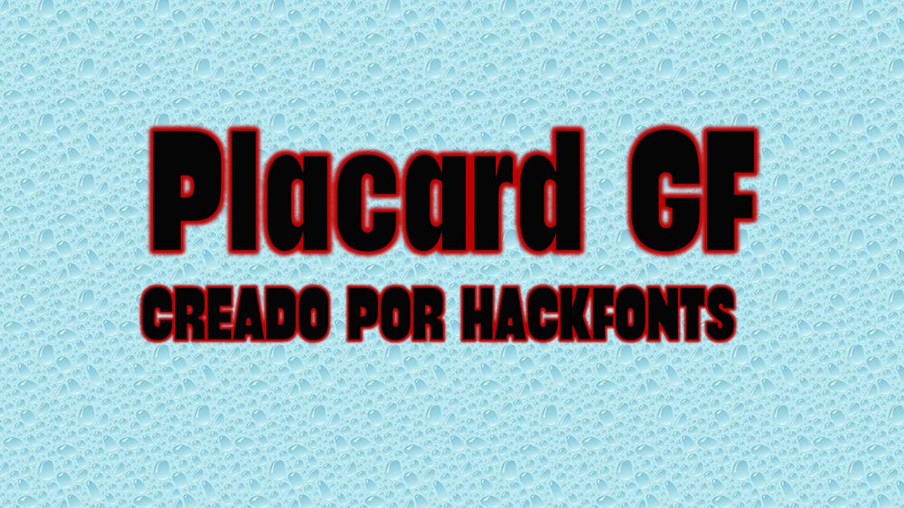 Placard GF